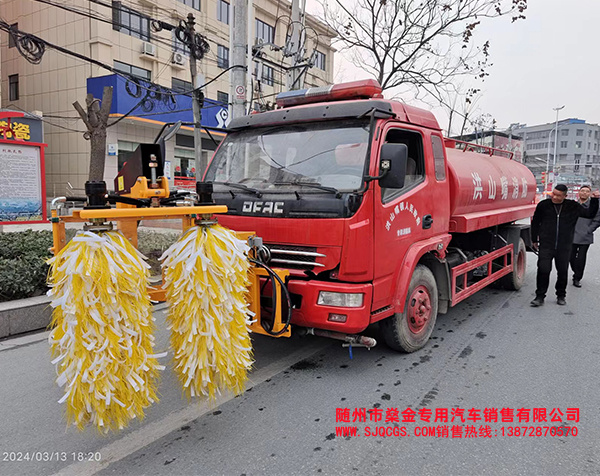感謝湖北用戶支持，清洗護欄機發車成功案例