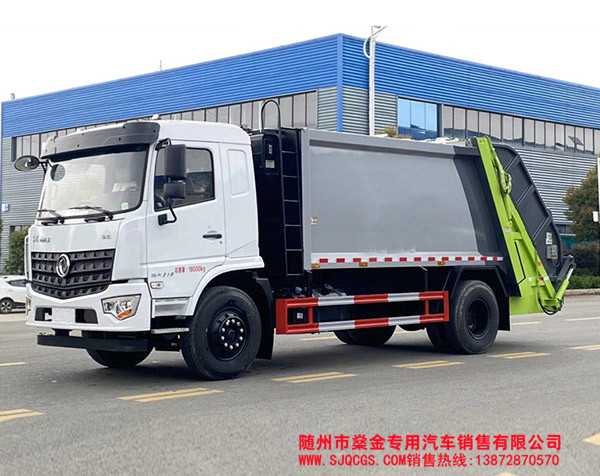 國六東風專底14方 壓縮垃圾車