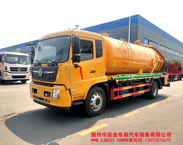 國六東風天錦清洗吸污車