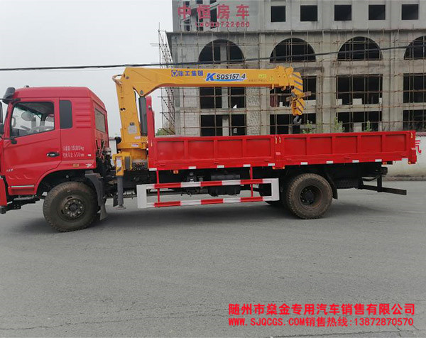 東風(fēng)160馬力隨車吊發(fā)往河北